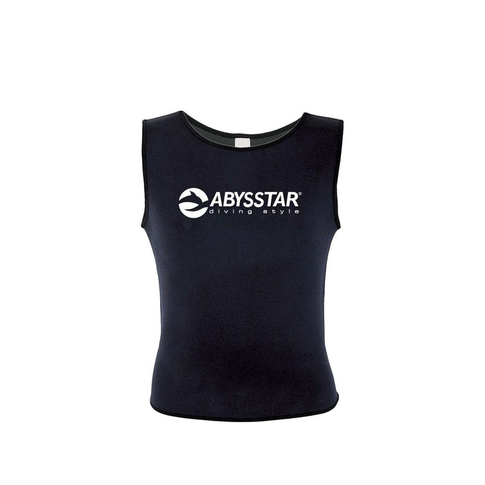 Tauchunteranzug ärmellos Nylon-Plüsch 2,5mm Schwarz M Abysstar 62700