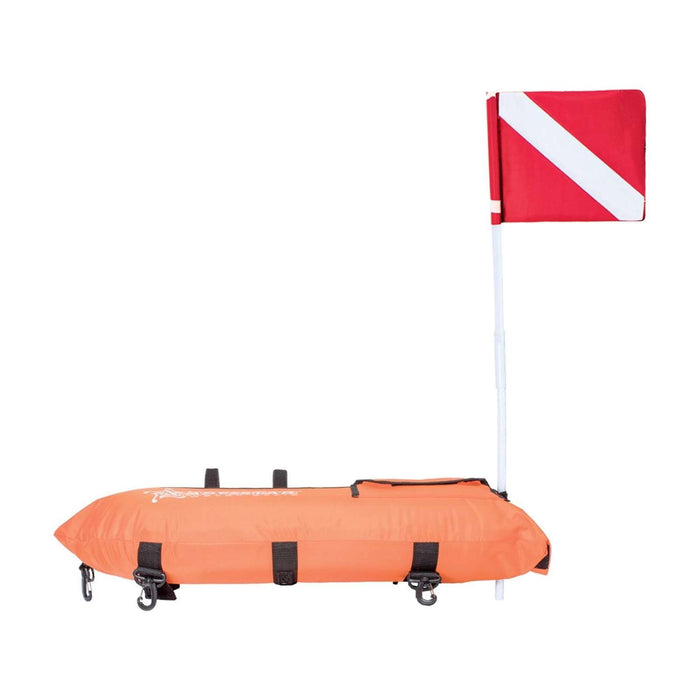 Freediving Steun Bord Oranje 80x40cm Abysstar 62723