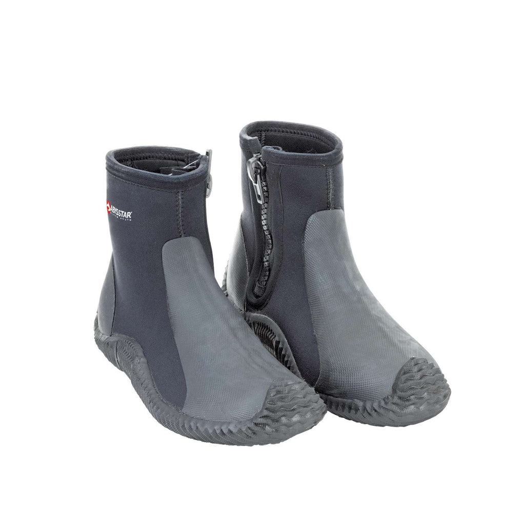 Botas de Buceo Con Suela 3mm Negro-Gris Talla 39 Abysstar 62922