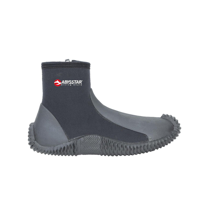 Botas de Buceo Con Suela 3mm Negro-Gris Talla 43 Abysstar 62926
