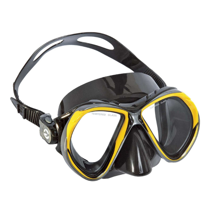 Maschera da immersione Vanity Nera-Gialla Abysstar 62939YL