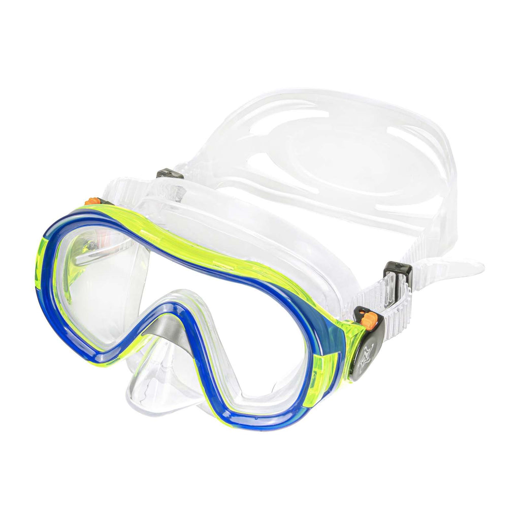 Snorkeling Mask Funny Kids Clear-Blue Abysstar 62942BL