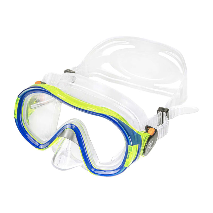 Snorkeling Mask Funny Kids Clear-Blue Abysstar 62942BL