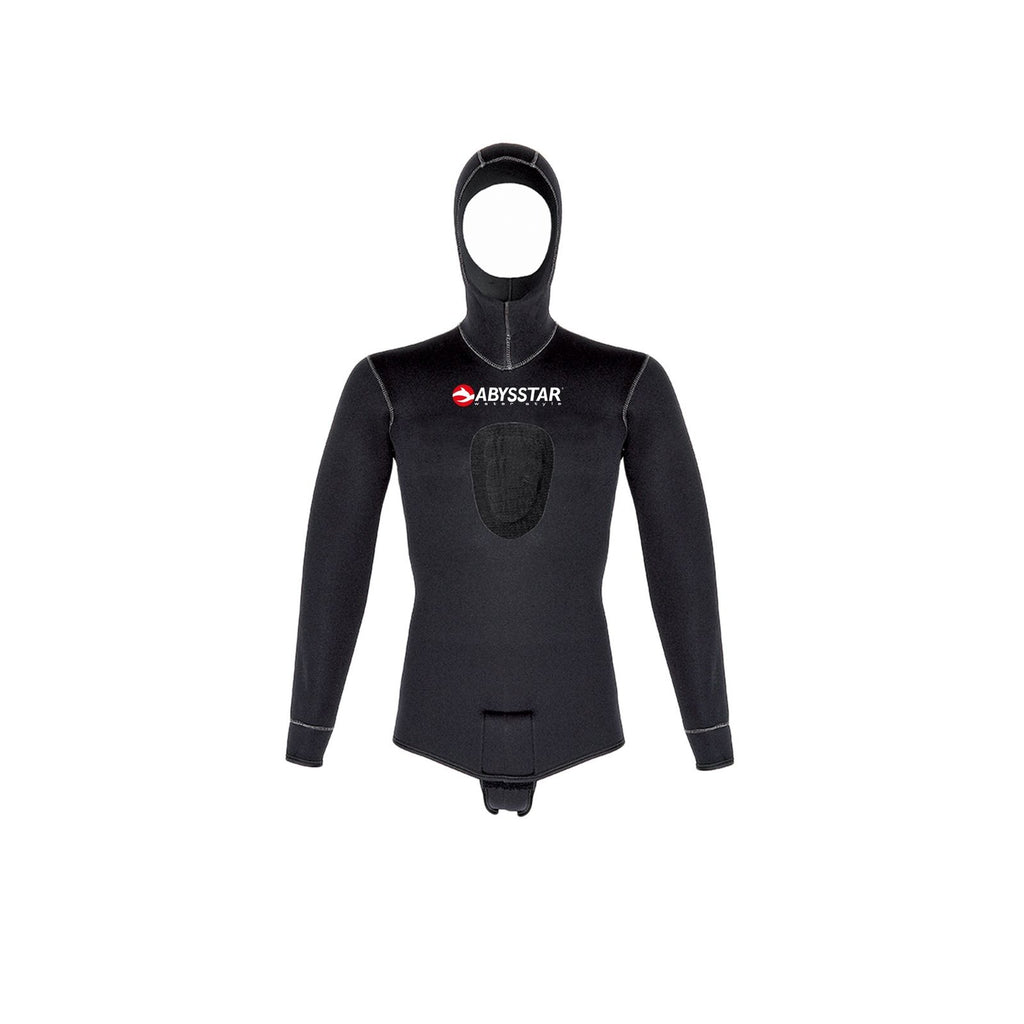 Diving Full Wetsuit Pacific Color Front Zip Man 5mm Black-Yellow S Abysstar 63020