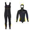 Diving Full Wetsuit Pacific Color Front Zip Man 5mm Black-Yellow M Abysstar 63021