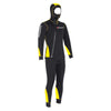 Diving Full Wetsuit Pacific Color Front Zip Man 5mm Black-Yellow XXL Abysstar 63024