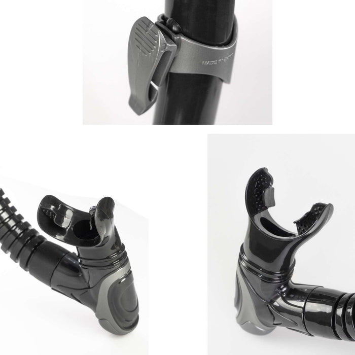 Snorkel Tube Tekno Black Abysstar 63044BK