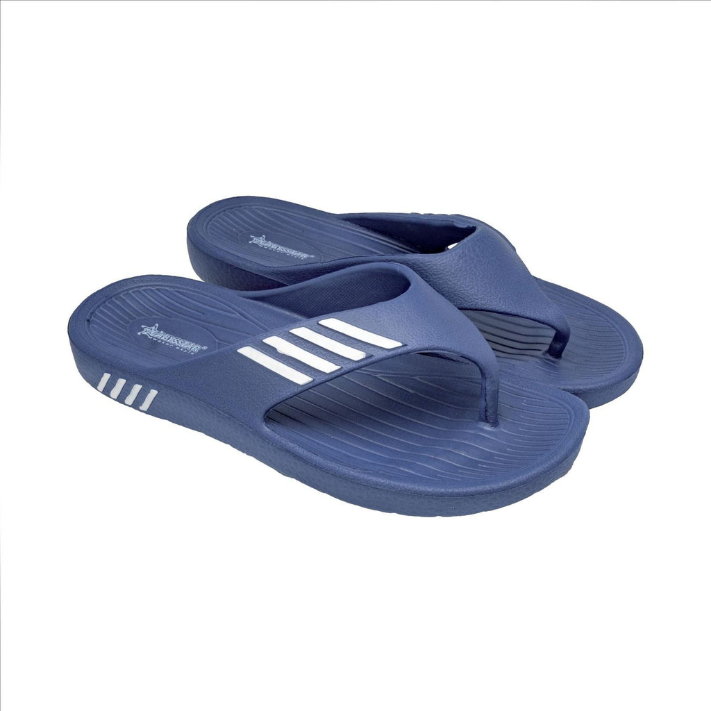 Chanclas de natación Confort azules talla 43 Abysstar 63073BL