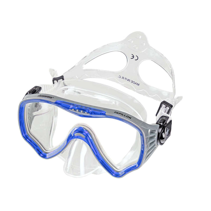 Diving Mask Papillon Clear-Blue Abysstar 63132BL