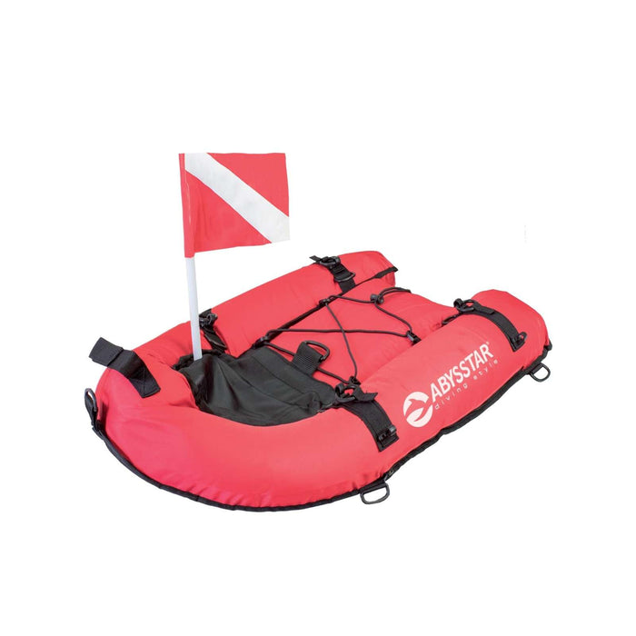 Freediving Support Board Red 80x60cm Abysstar 63135