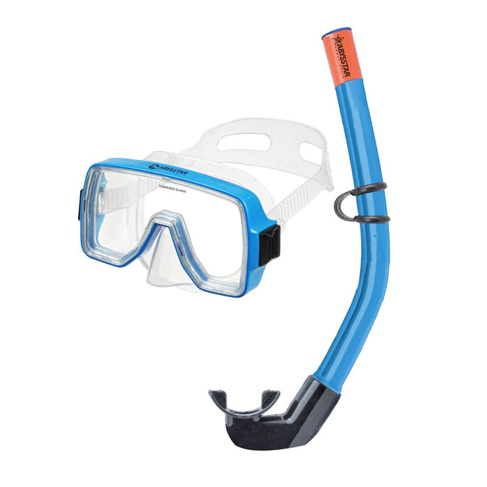 Snorkeling Set Mythos Clear-Blue Abysstar 63185BL