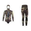 Spearfishing Full Wetsuit Grouper Evo Nylon Man 5mm Camo-Green XL Abysstar 63238