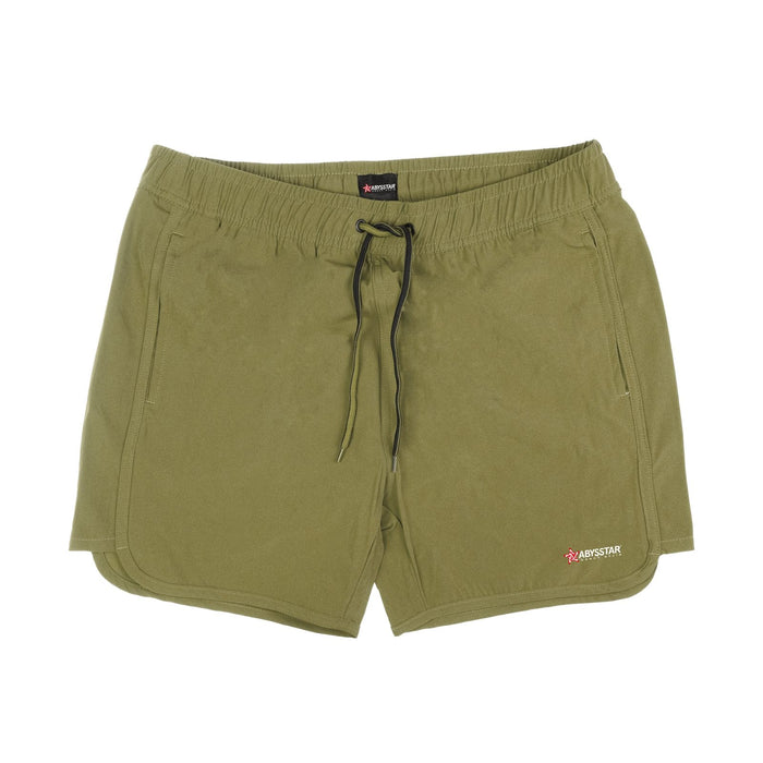 Swim Shorts Cuba 4 Way Stretch Man Army-Green L Abysstar 64003AG