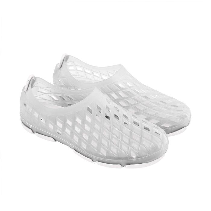 Chaussures de natation anatomiques tendance enfants blanc-transparent taille 37 Abysstar 68157WTR