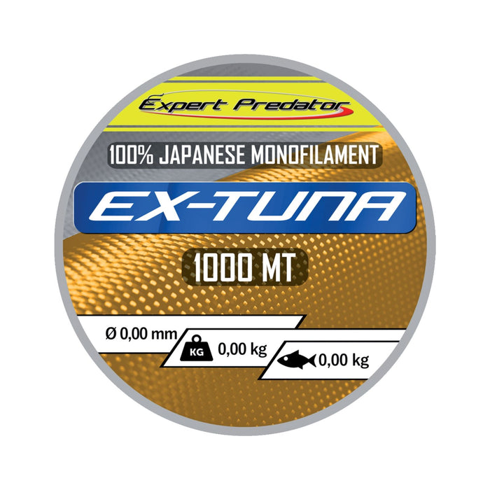 Monofilament Line Ex-Tuna 1000m 31,3kg 0,70mm Expert Predator 69032