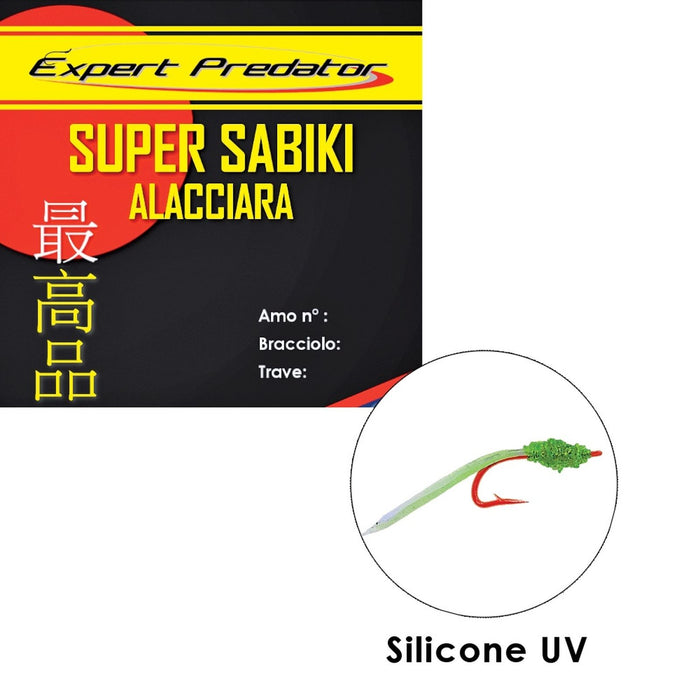 Super Sabiki Rigs Alacciara UV Silicone 20pcs №10 Expert Predator 6913210