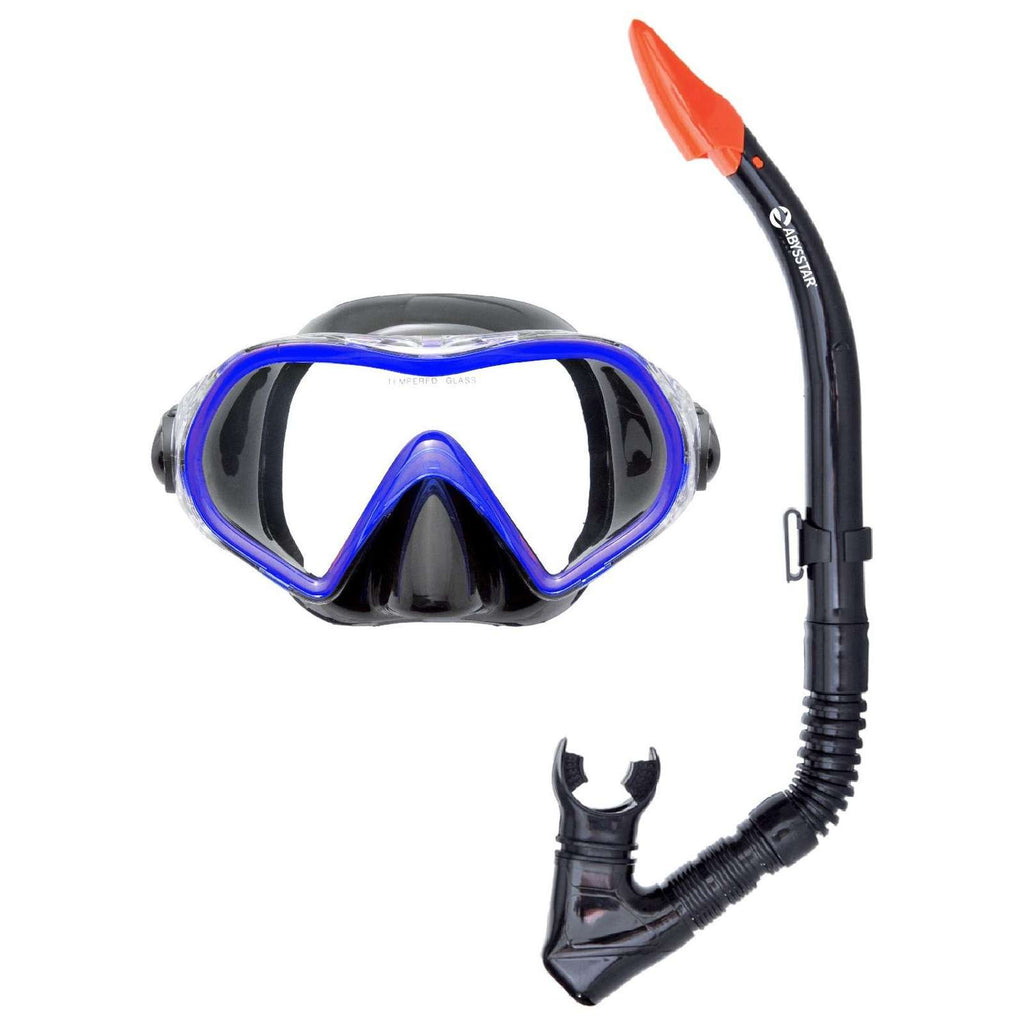 Snorkeling Set Dive Black-Blue Abysstar 69256BL