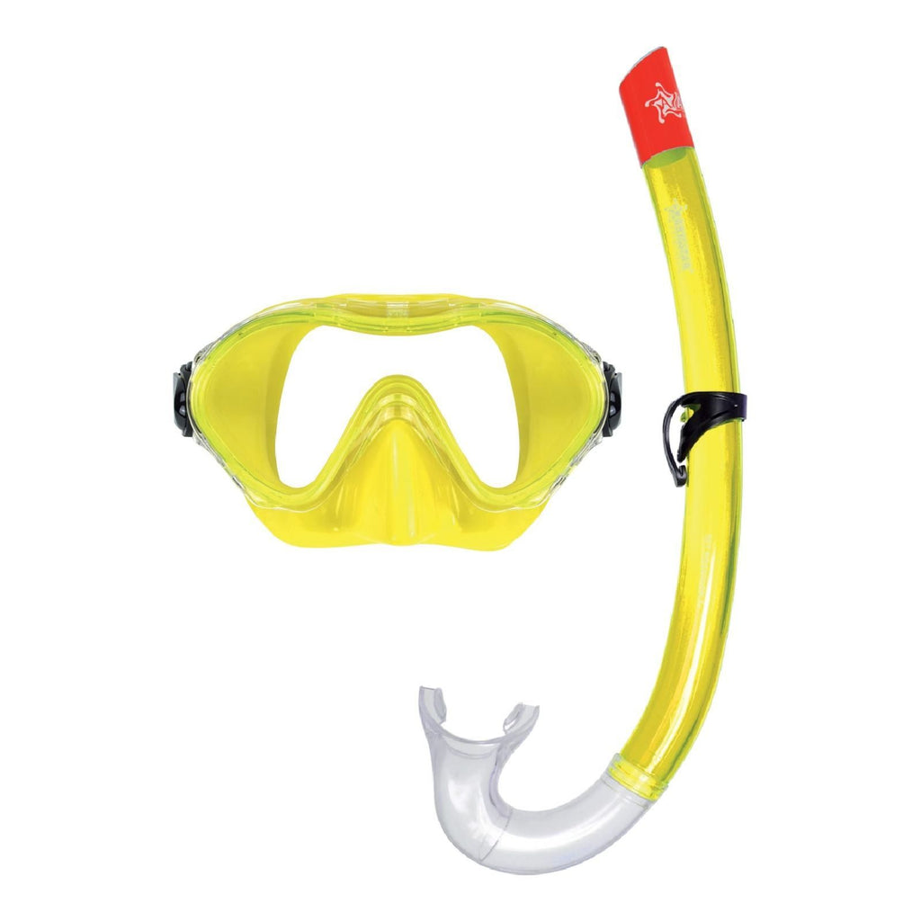 Snorkelset Kiros Kinderen kleur Geel Abysstar 69258YL