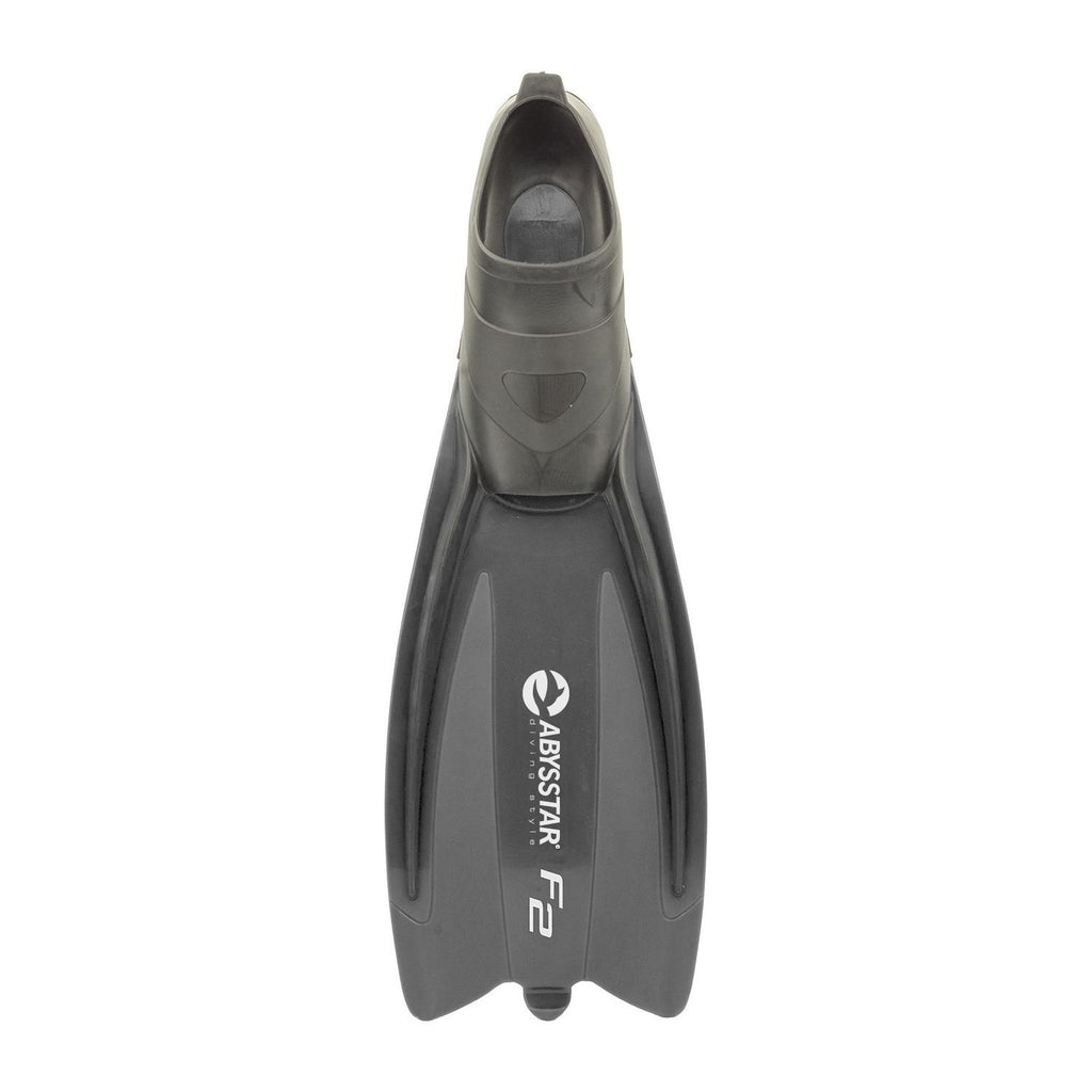 Snorkeling Fins F2 Black 34-35 Abysstar 69483BK