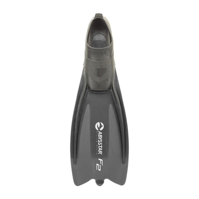 Snorkeling Fins F2 Black 34-35 Abysstar 69483BK