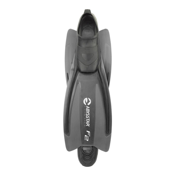 Snorkeling Fins F2 Black 34-35 Abysstar 69483BK