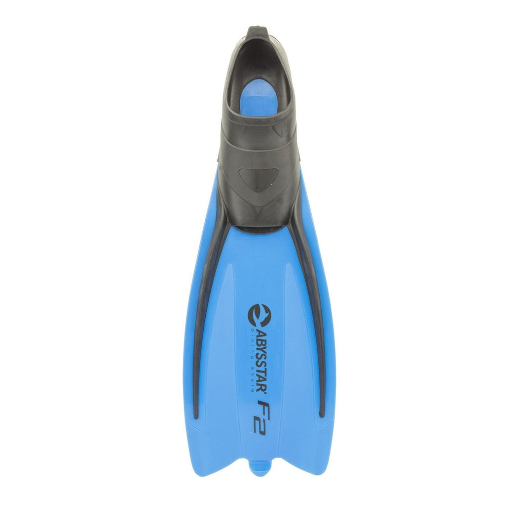 Snorkeling Fins F2 Blue 34-35 Abysstar 69483BL