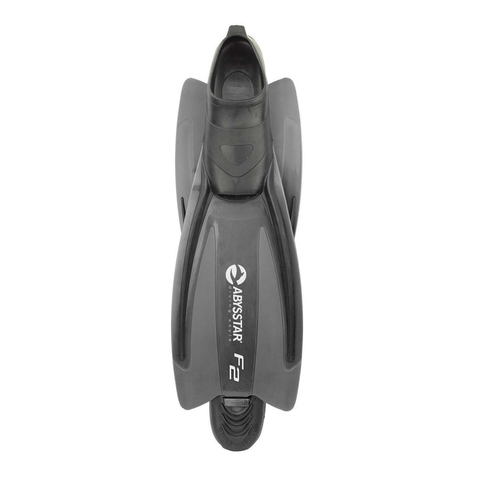 Snorkeling Fins F2 Black 36-37 Abysstar 69484BK