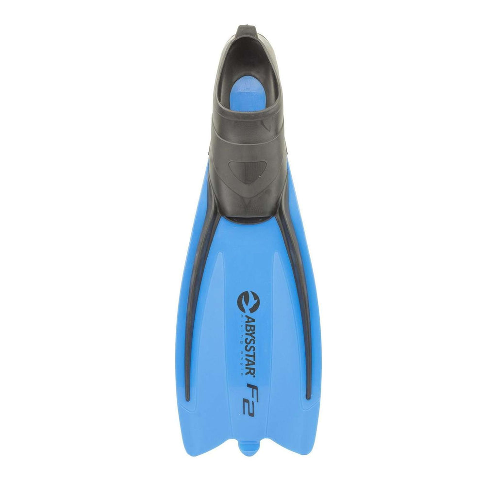 Snorkeling Fins F2 Blue 36-37 Abysstar 69484BL