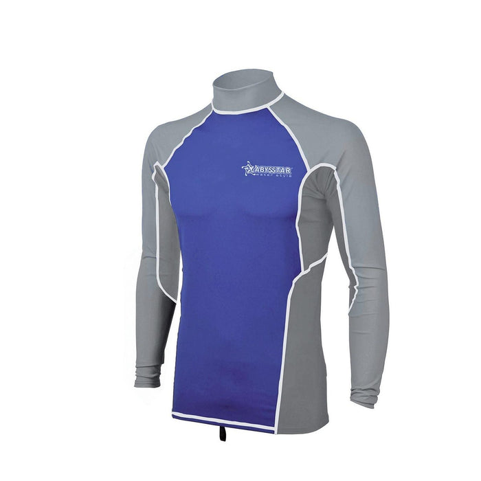 Swimming T-Shirt Tijuana Lycra Long Sleeve Man Grey-Blue M Abysstar 69501