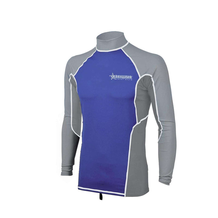 Swimming T-Shirt Tijuana Lycra Long Sleeve Man Grey-Blue XL Abysstar 69503