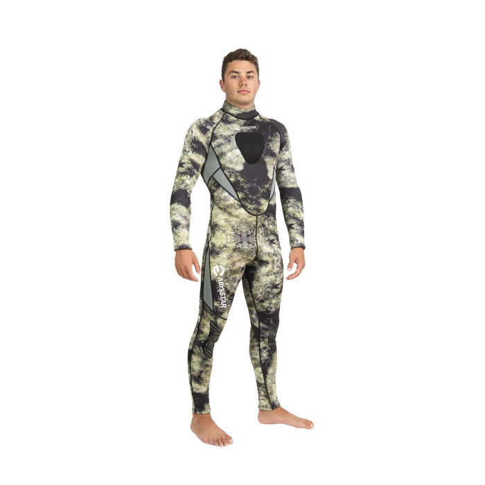 Spearfishing Full Wetsuit Sidney Man 2,5mm Camo-Green-Beige M Abysstar 69741