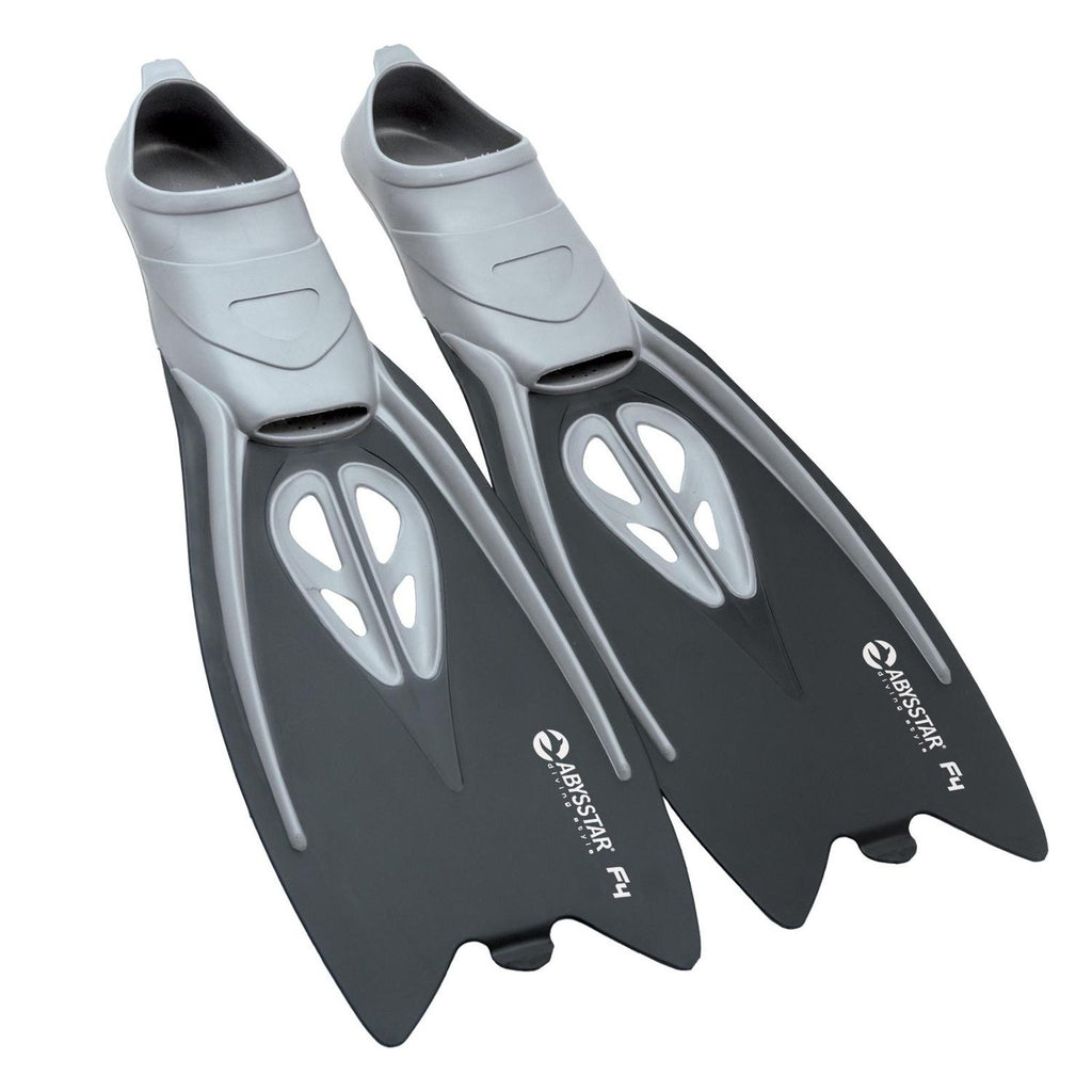 Snorkeling Fins F4 Black 31-33 Abysstar 69760BK