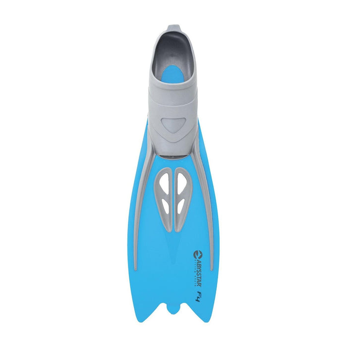 Snorkeling Fins F4 Blue 31-33 Abysstar 69760BL