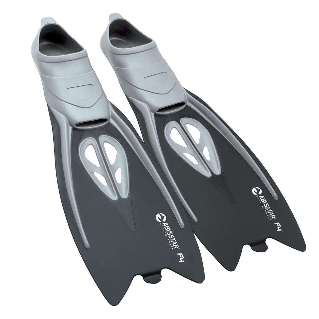 Snorkeling Fins F4 Black 34-35 Abysstar 69761BK