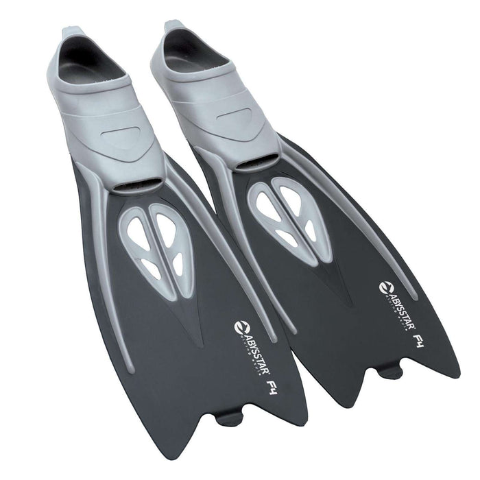 Snorkeling Fins F4 Black 42-43 Abysstar 69765BK