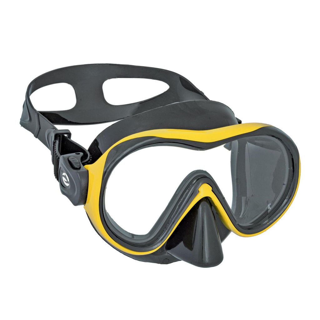 Diving Mask Kronos Black-Yellow Abysstar 69770YL