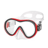 Snorkeling Mask Kronos Clear-Red Abysstar 69771RD