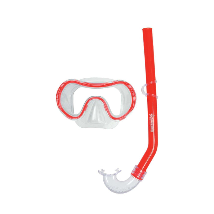 Snorkeling Kit Lion Kids Red Abysstar 69779RD