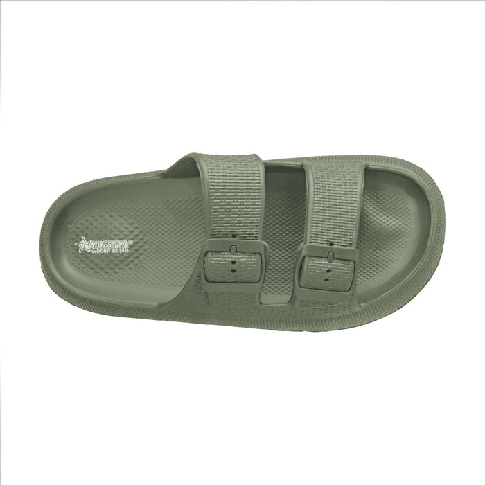 Chanclas de natación Martillo Verde Ejército Talla 42 Abysstar 69822AG