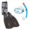 Snorkelset Poseidon-Anatomic-Jonica Zwart Maat 41-42 Abysstar 69851BK