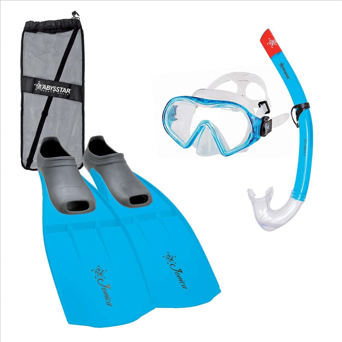 Snorkeling Kit Poseidon-Anatomic-Jonica Blue Size 43-44 Abysstar 69852BL