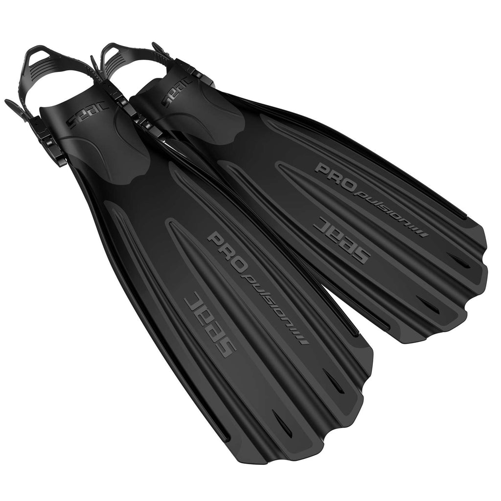 Diving Fins Propulsion Black L-XL ~ 43-45 Seac 71-12N-L-XL