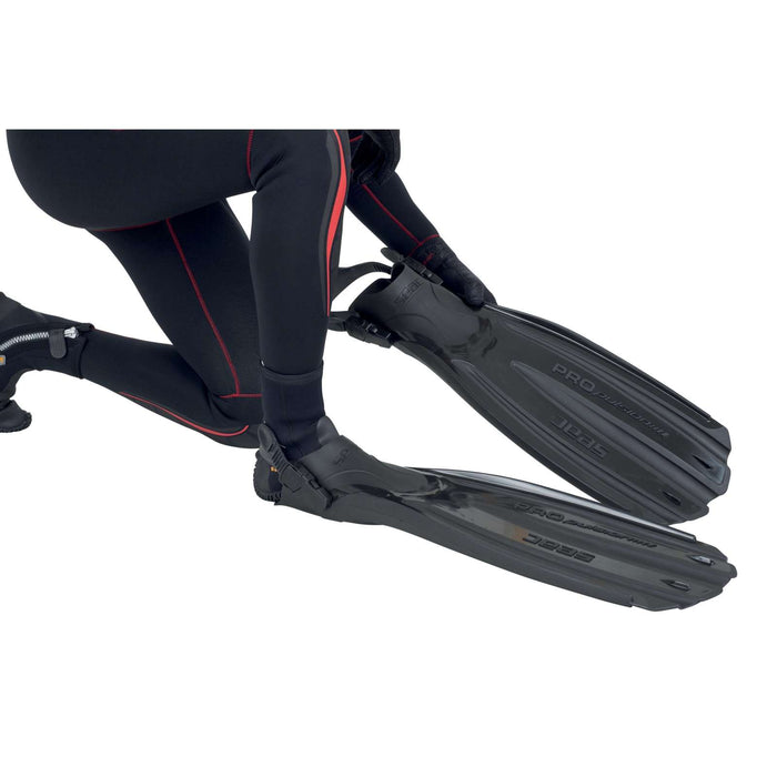 Diving Fins Propulsion Black L-XL ~ 43-45 Seac 71-12N-L-XL