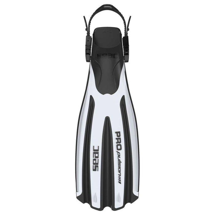 Aletas de Buceo Propulsión Blanca L-XL ~ 43-45 Seac 71-12W-L-XL