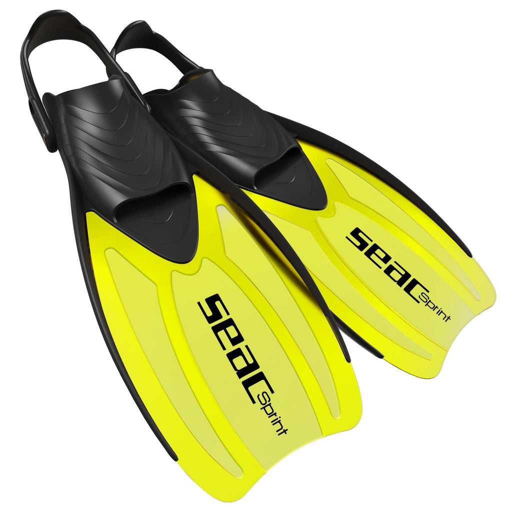 Snorkelvinnen Sprint Geel L-XL ~ 45-47 Seac 71-14Y-L-XL