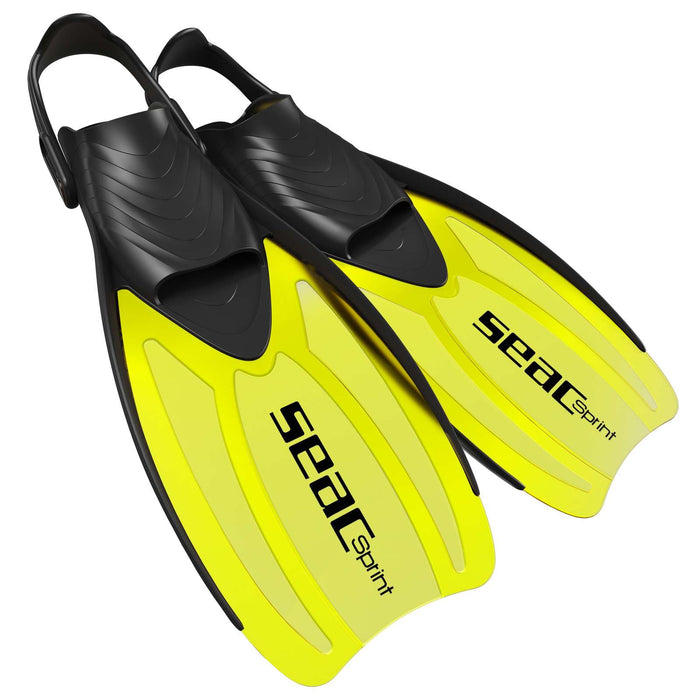 Snorkelvinnen Sprint Geel L-XL ~ 45-47 Seac 71-14Y-L-XL