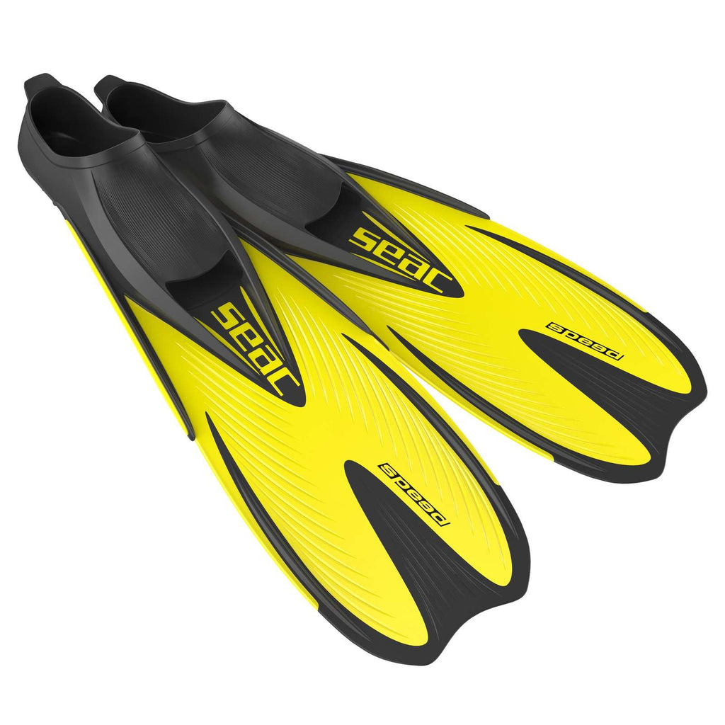 Schnorchel-Flossen Speed Kinder Gelb 34-35 Seac 71-15Y-34-35