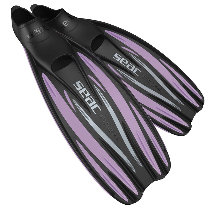 Diving Fins F100 Pro Lilac Size 36-37 Seac 71-1LL-36-37