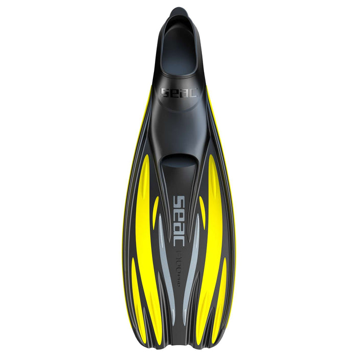 Diving Fins F100 Pro Yellow Size 38-39 Seac 71-1Y-38-39