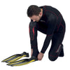 Diving Fins F100 Pro Yellow Size 38-39 Seac 71-1Y-38-39